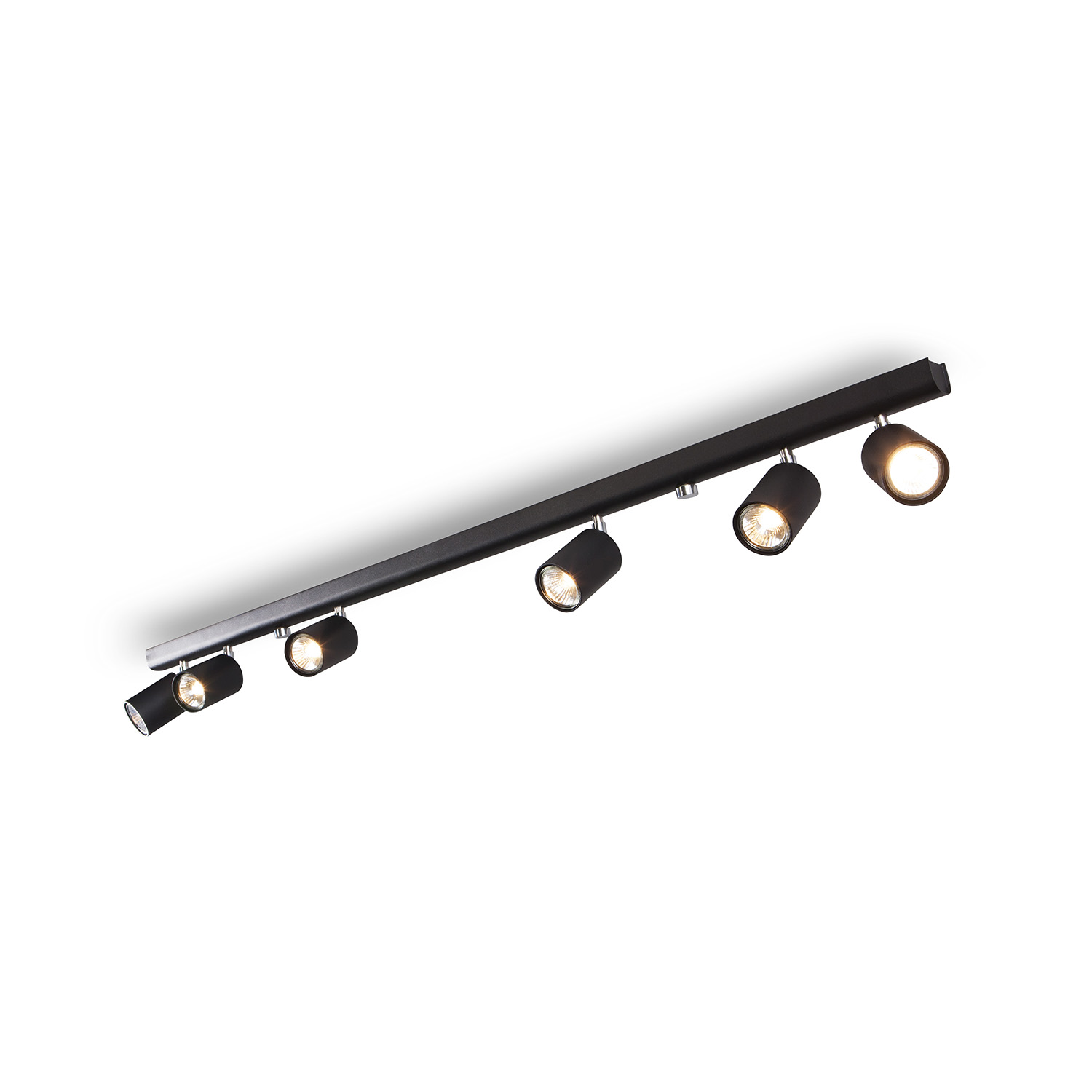 Stropní svítidlo na liště s šesti nastavitelnými LED reflektory 11833 "GLAZE" foto3