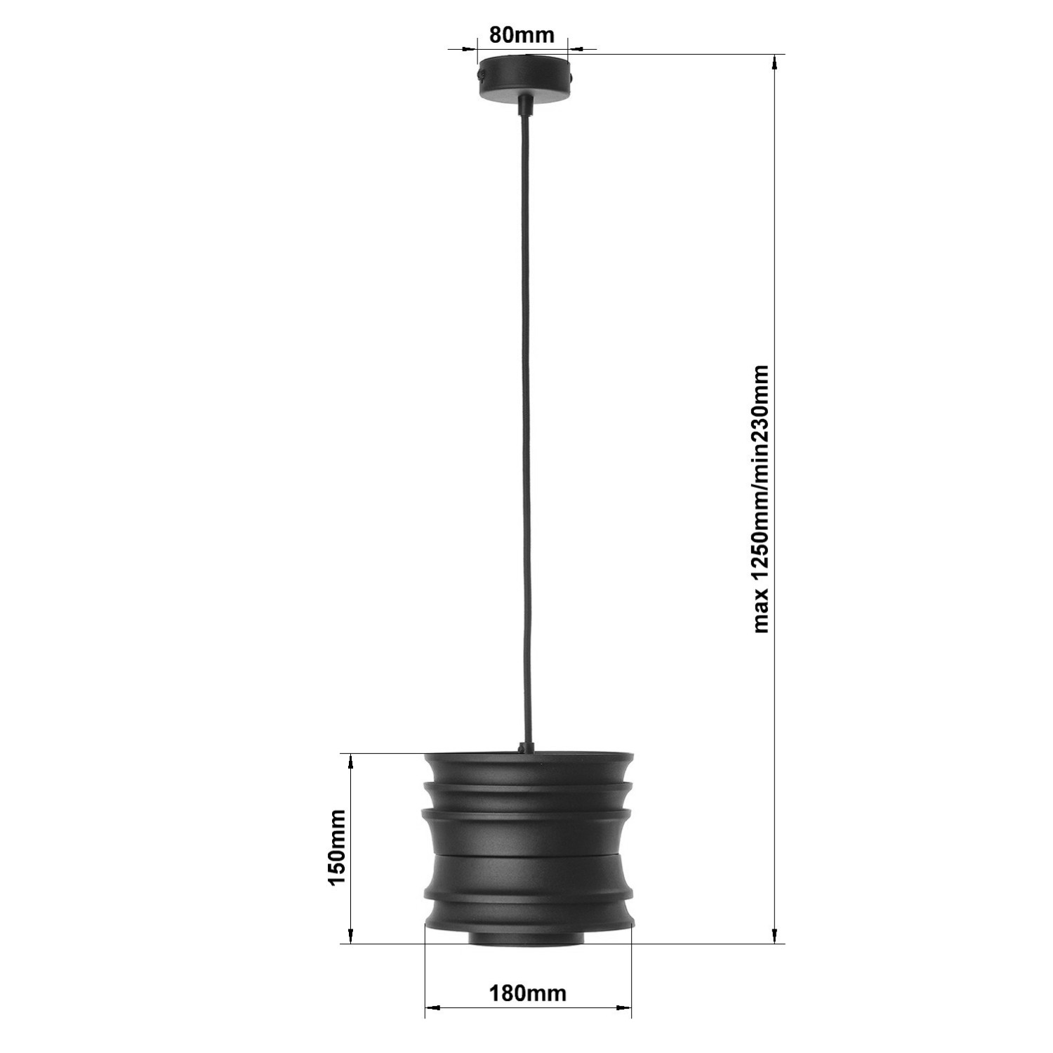 Závěsné bilé svítidlo na lanku s bežovzmi prvky 12803 "UNIQ" foto6