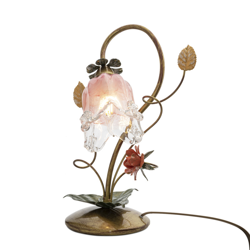 Stolní lampa s kovovými květinami 15200 "KATERINA" foto3