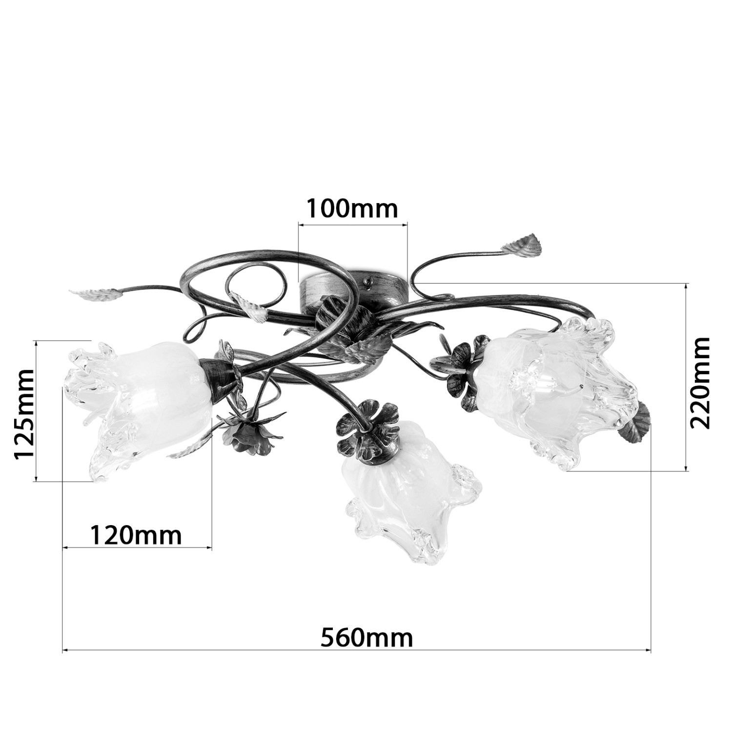Ceiling luminaire 15233 "KATERINA" foto3