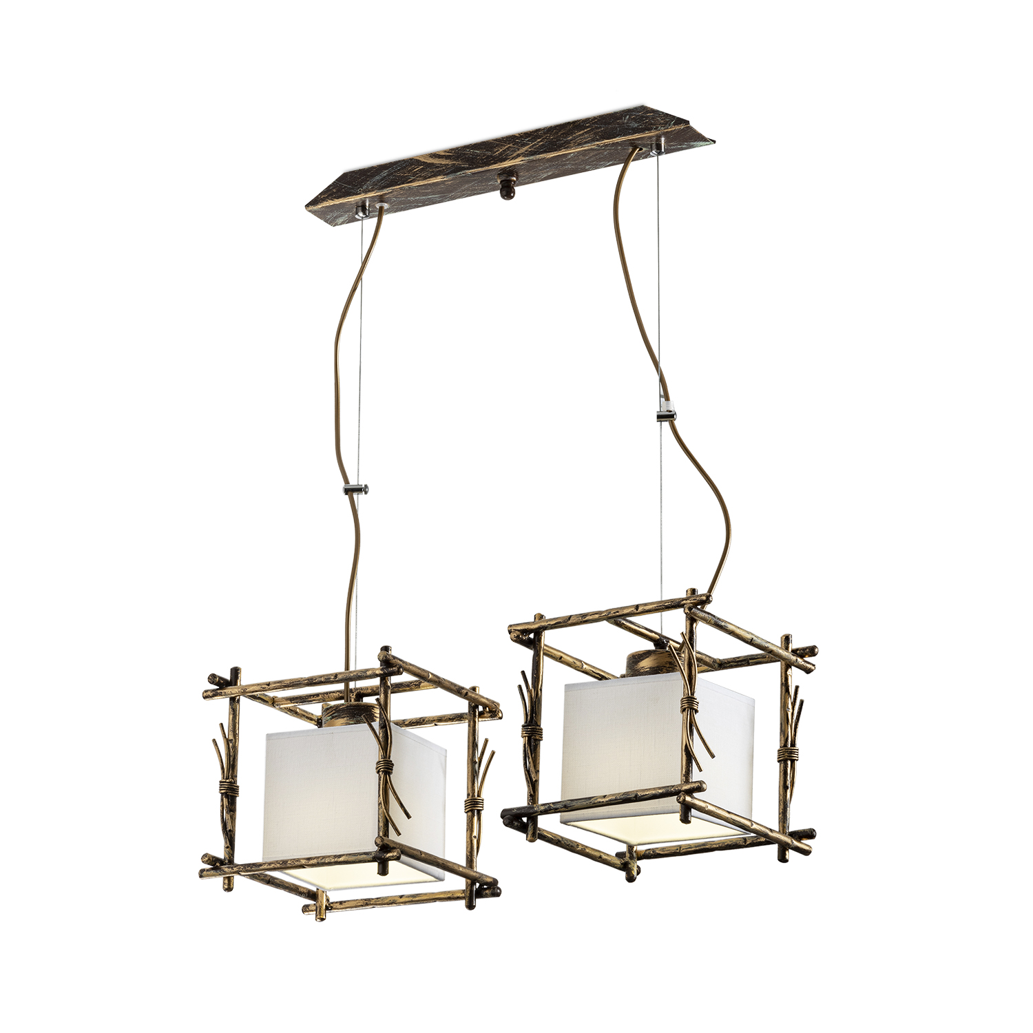 Závěsný lustr na lanku 16702 "SAVANNA CUBO"