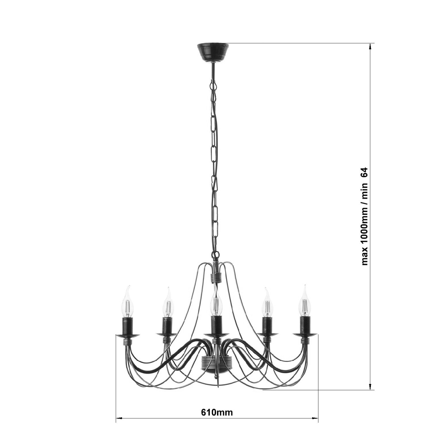 Chandelier 30308 "Isabella" foto8