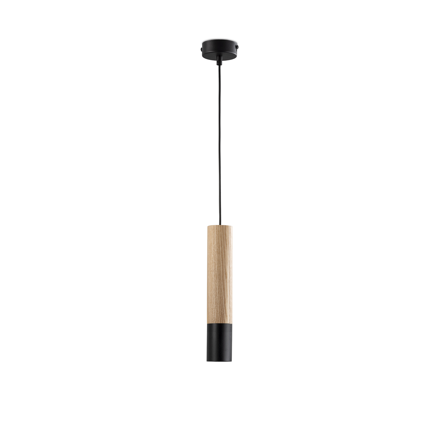 Pendant luminaire 40555 "GLAZE WOOD"