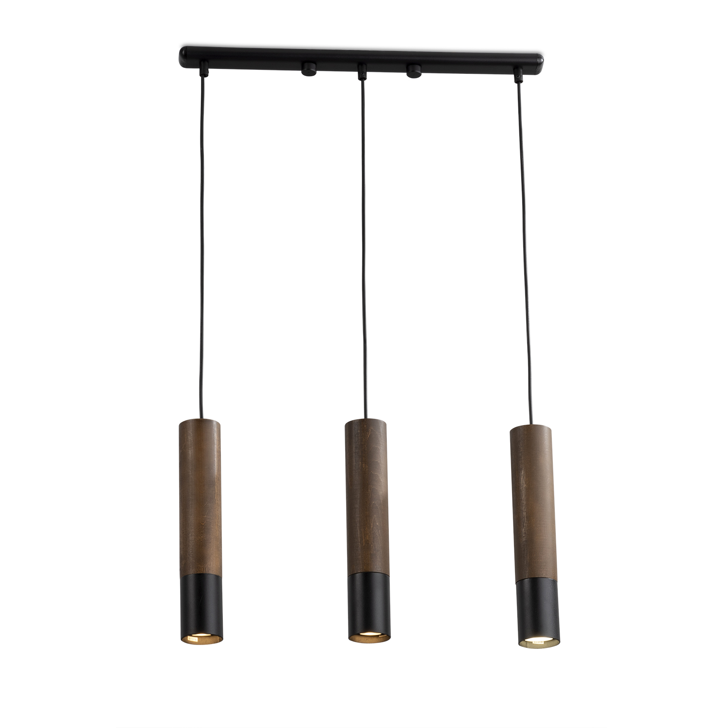 Pendant luminaire 40599 "GLAZE WOOD"