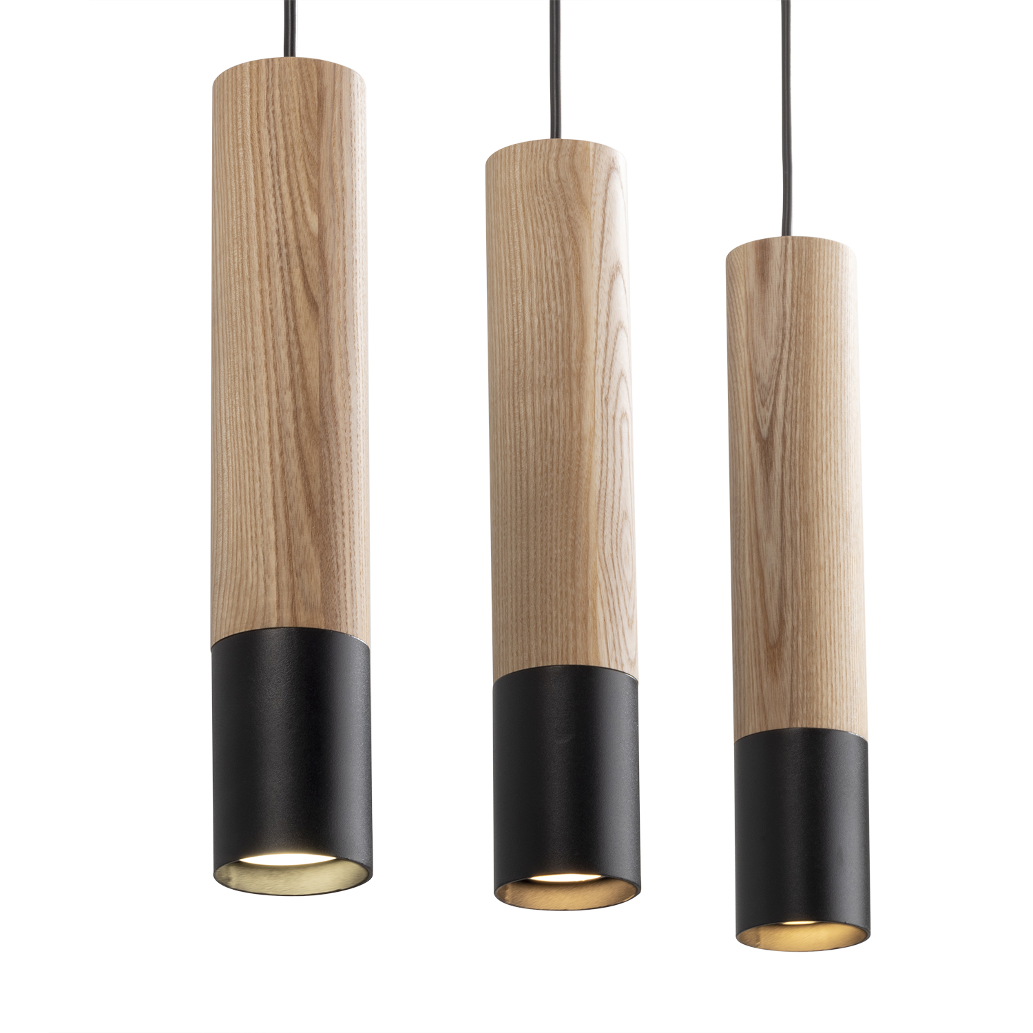 Pendant luminaire 40599 "GLAZE WOOD" foto3
