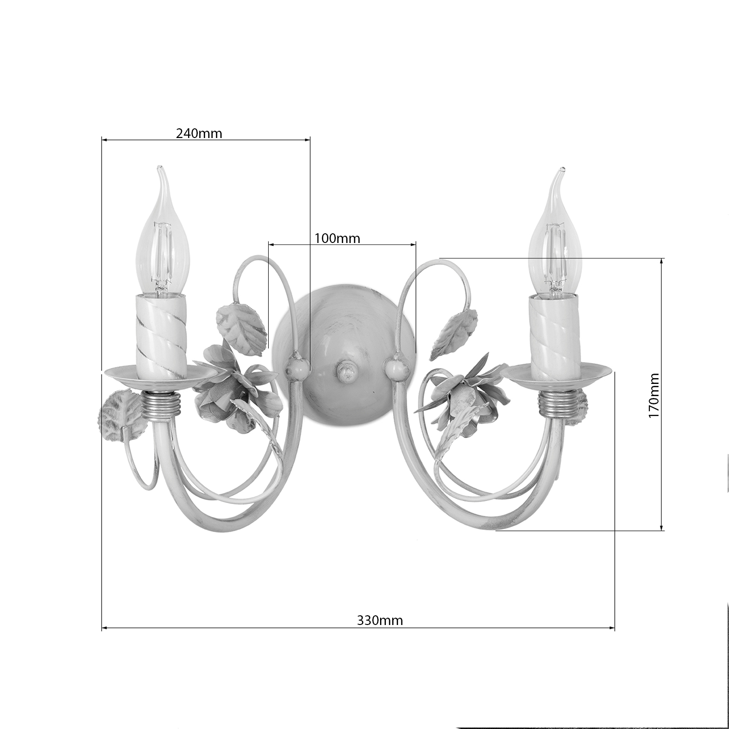 Sconce 40802 "CAMELLIA" foto4