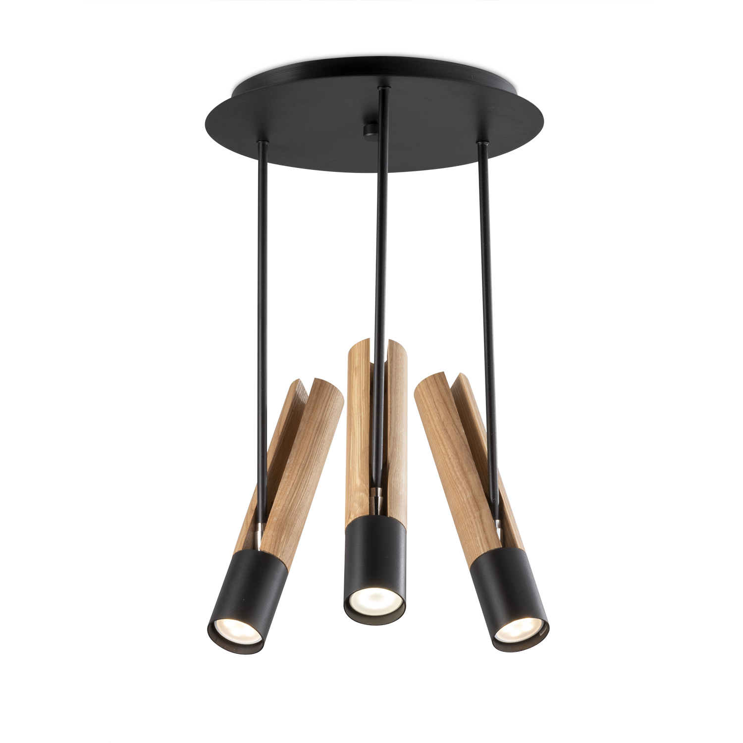 Lustr na tyči 40908 "GLAZE WOOD"