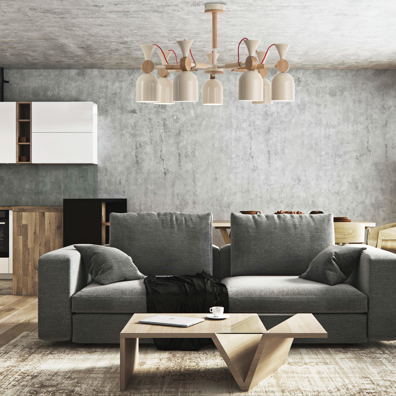 Ceiling luminaire 60055 "MONTE" foto4