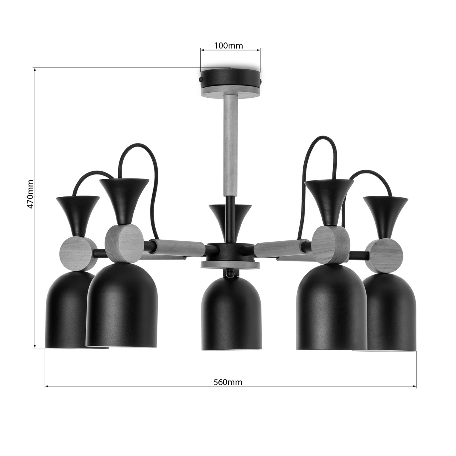 Ceiling luminaire 60055 "MONTE" foto4