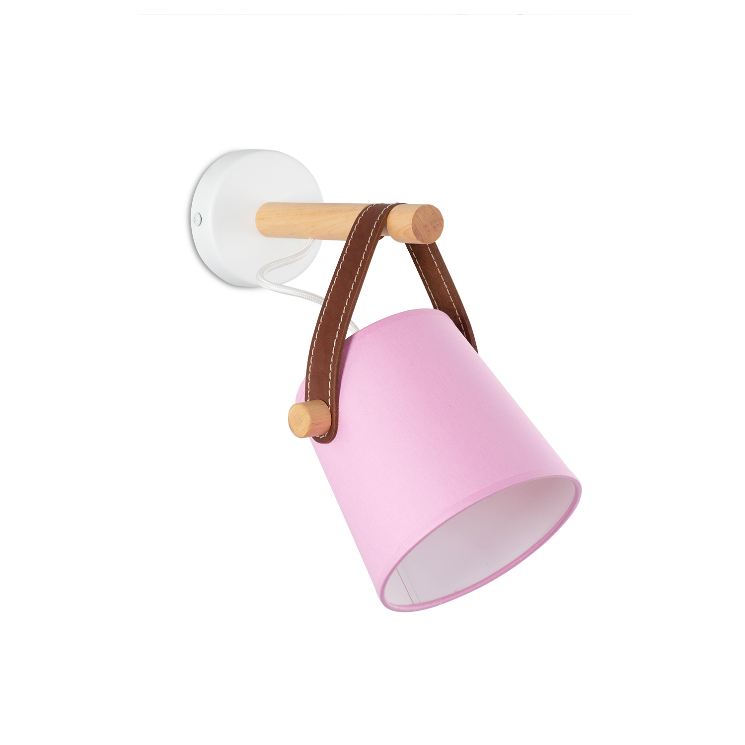 Nástěnné svítidlo s růžovým stínítkem 60201 "RIONI"