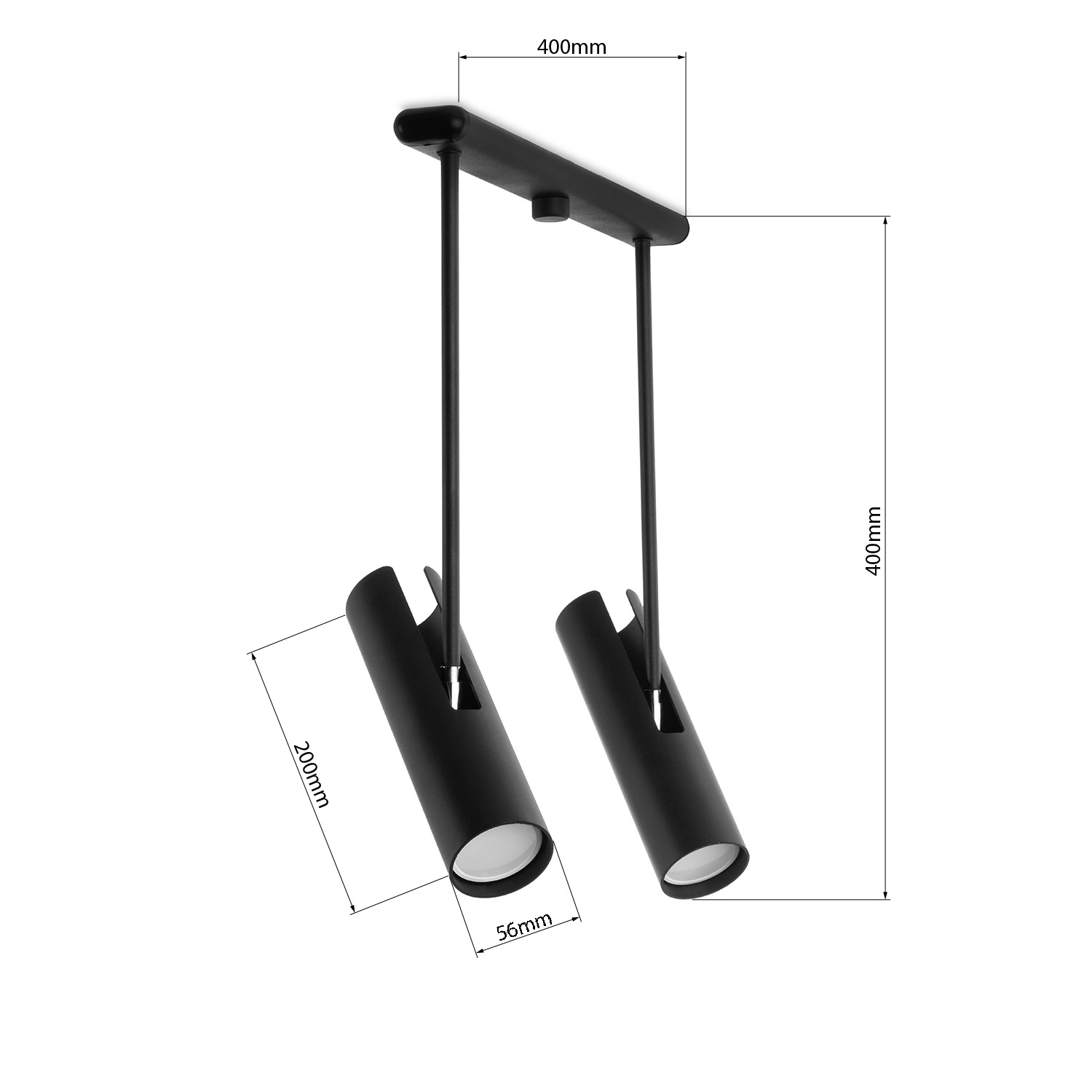 Spot luminaire 60308 "GLAZE" foto4