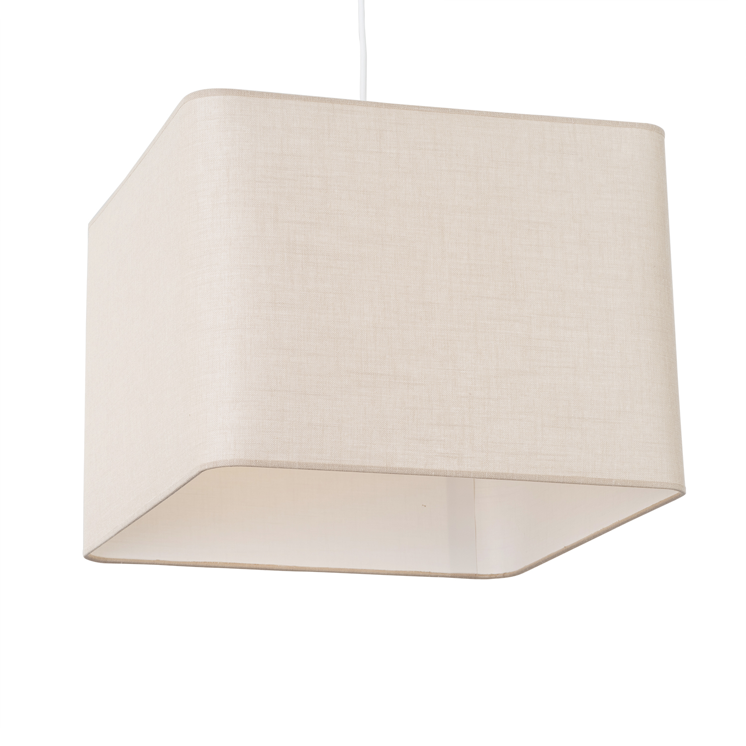 Závěsné svítidlo na lanku s lneneným stínidlem 60999 "HOTEL" foto2