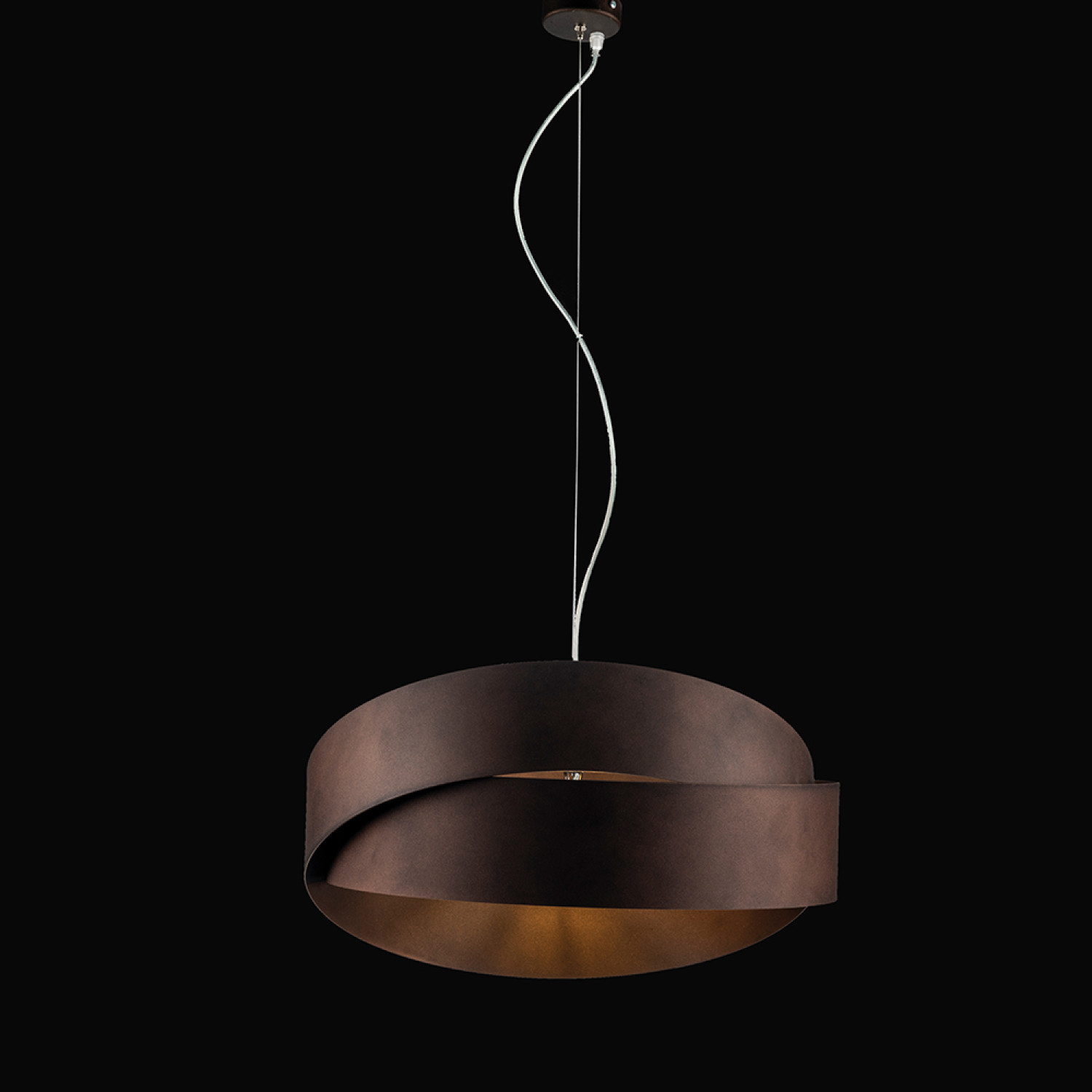 Moderní závěsná lampa BL207-2-BR Astro, 2 X 60 Watt Max, grafitová hnědá