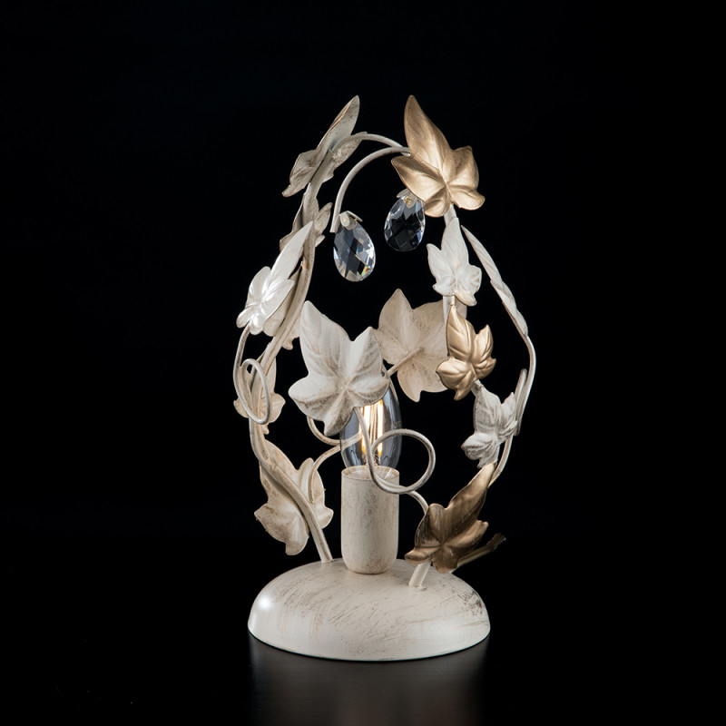 Stolní lampa BL50-LT-AV Edera, 1 X 40 Watt Max, slonová kost, zlatá