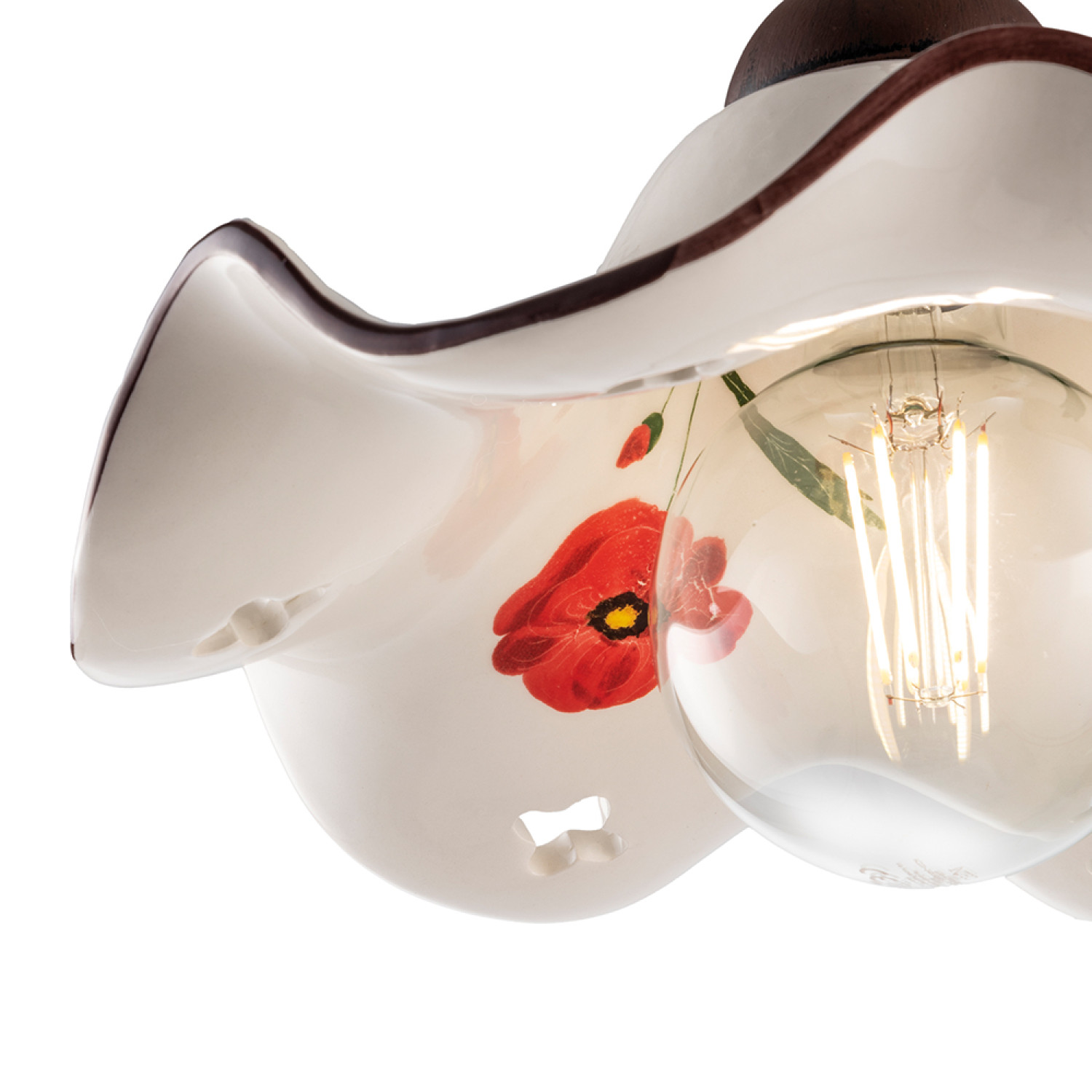 Pendant light BL236-S1-RG Papavero, 1 X 60 Watt Max, rust foto2