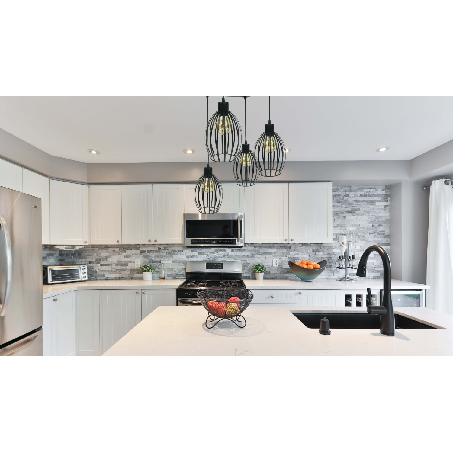 Pendant lamp 7001/PK4LCZ FIORDA, 4xE27/60W, black foto4