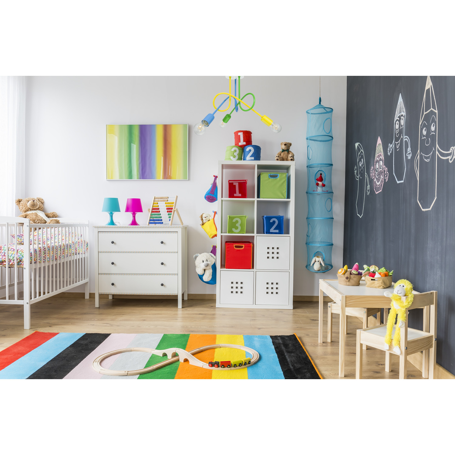 Pendant lamp 1001/3M5 MONDO, 3xE27/60W, blue, green, yellow foto7