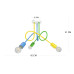 Pendant lamp 1001/3M5 MONDO, 3xE27/60W, blue, green, yellow foto7