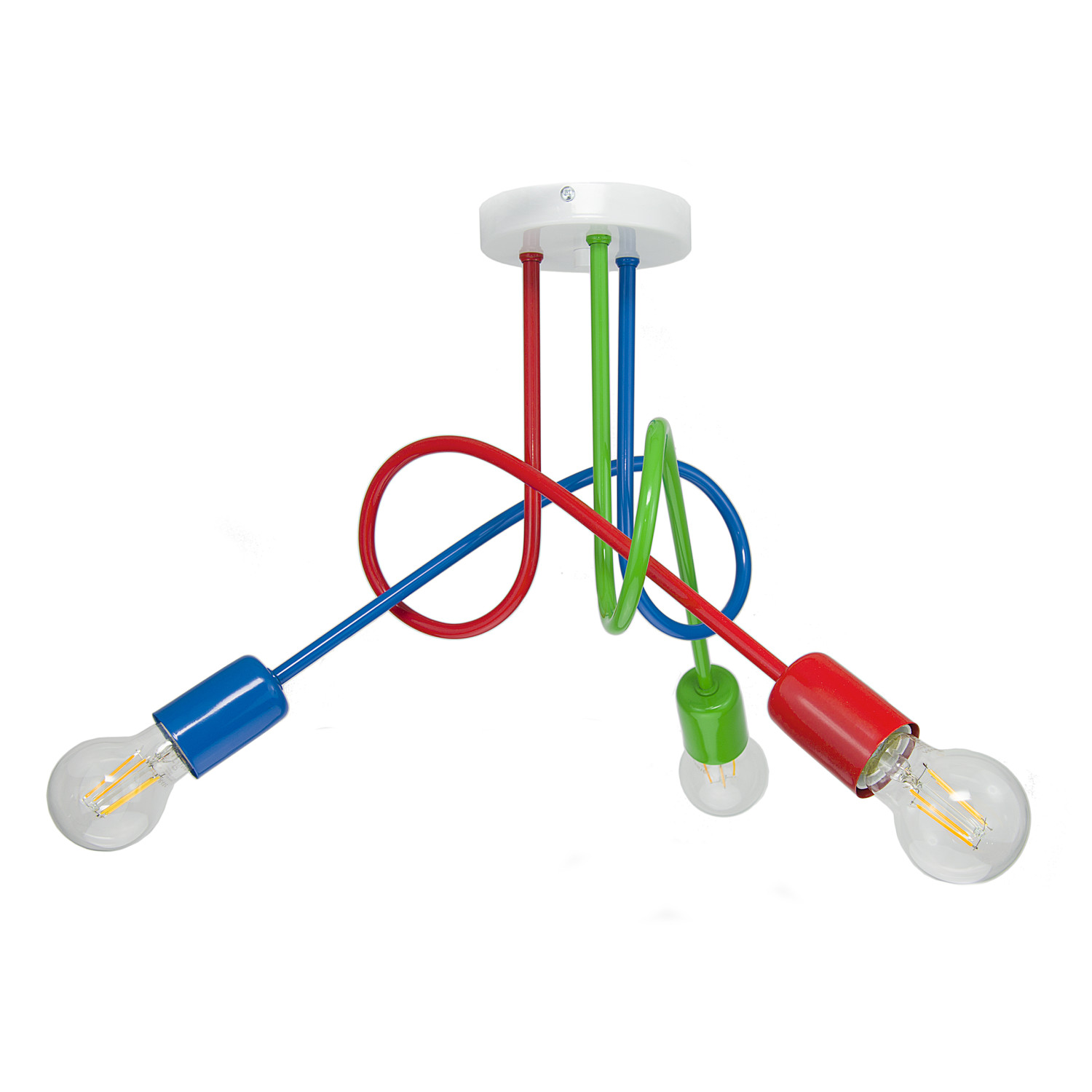 Pendant lamp 1001/3M7 MONDO, 3xE27/60W, , green, red foto5