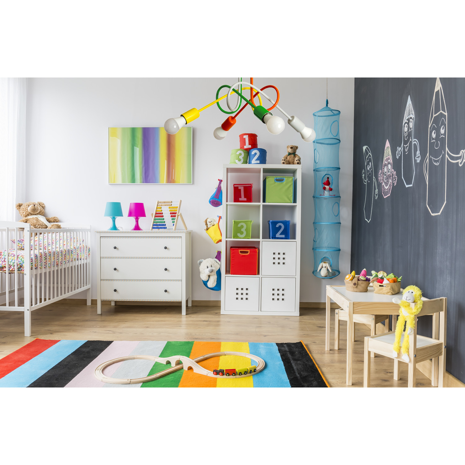 Pendant lamp 1001/4M2 MONDO, 4xE27/60W, green, yellow, orange, white foto5