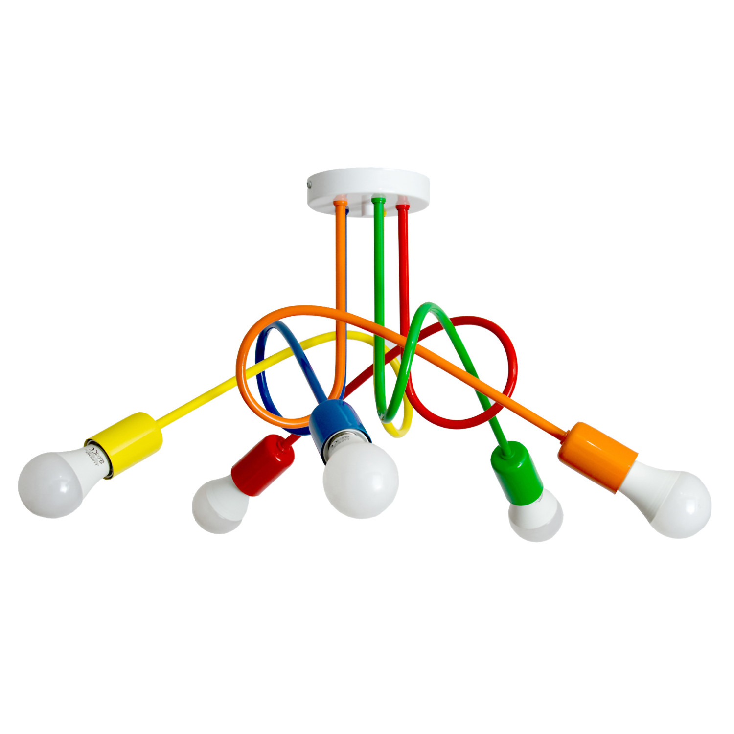 Pendant lamp 1001/5MX1 MONDO 5 MIX1, 5xE27/60W, orange