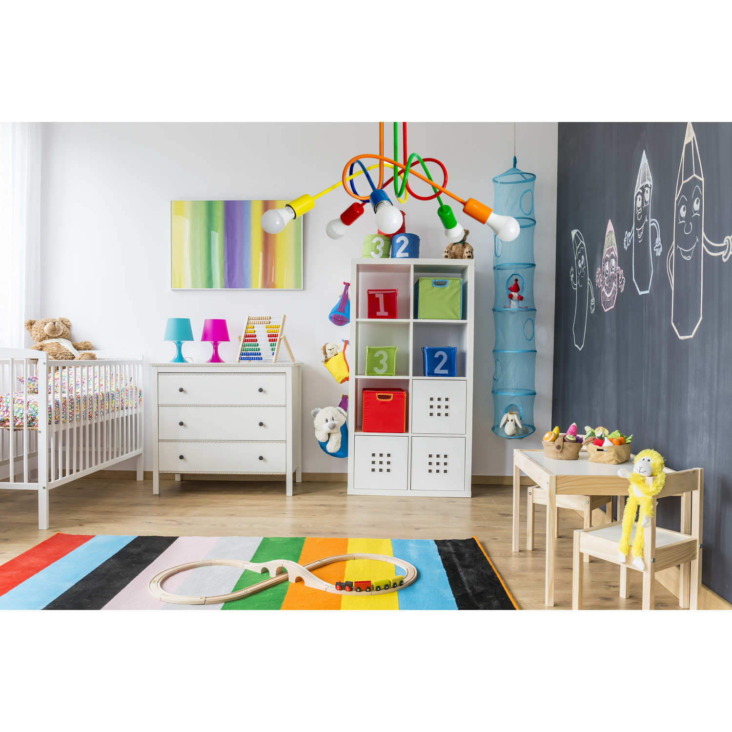 Pendant lamp 1001/5MX1 MONDO 5 MIX1, 5xE27/60W, orange foto4