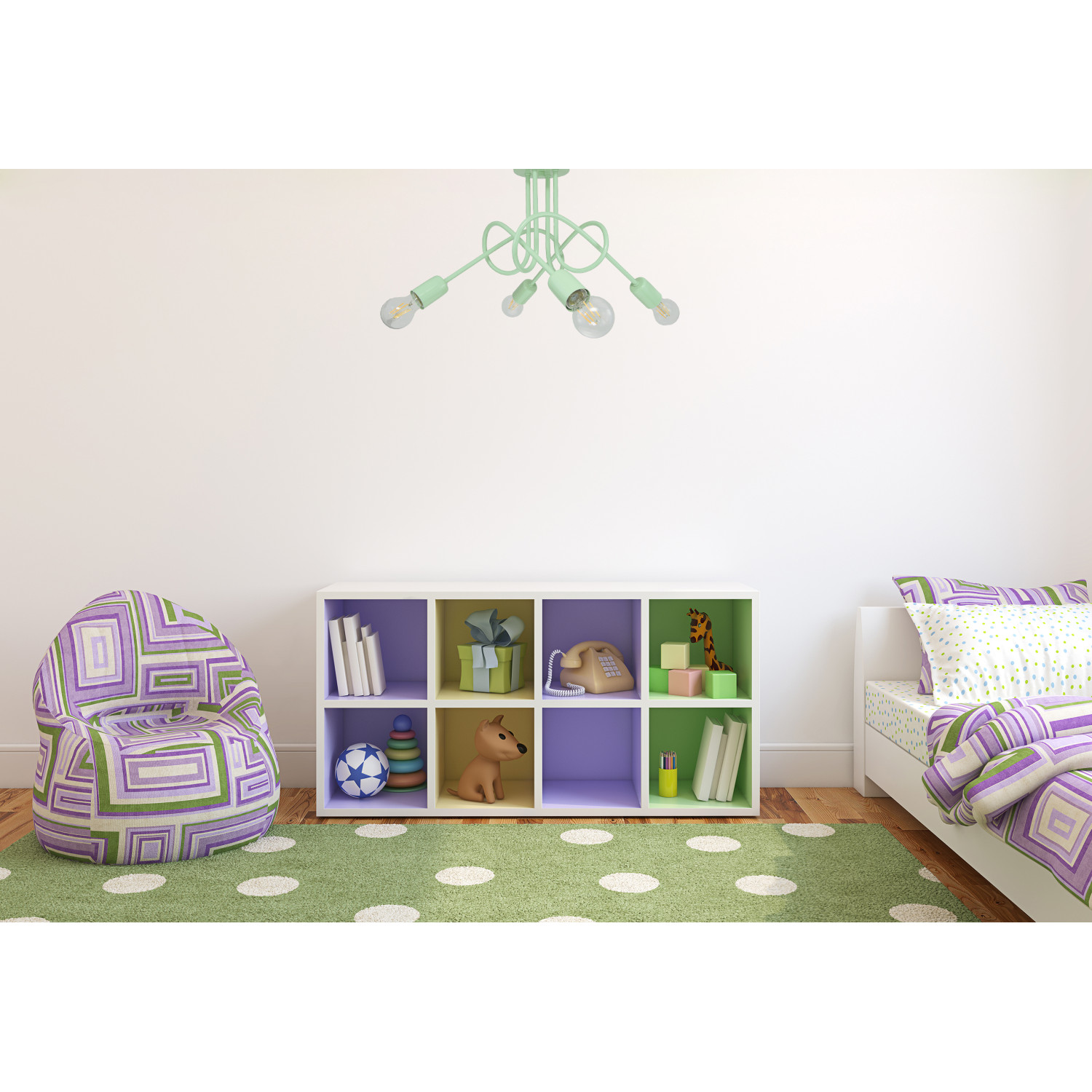 Pendant lamp 1001/4PS MONDO, 4xE27/60W, foto4