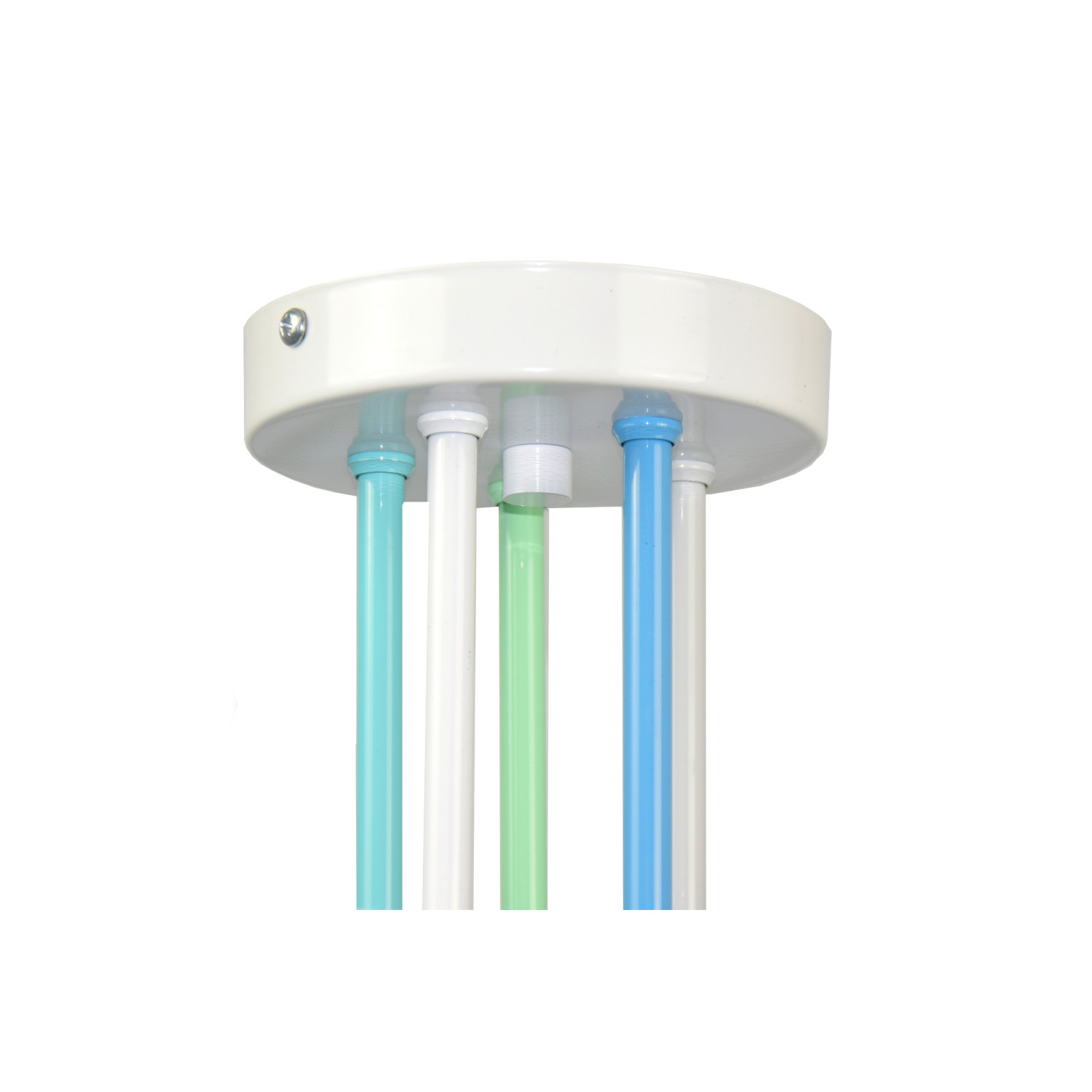 Pendant lamp 1001/5MP2 MONDO, 5xE27/60W, blue, gray, turquoise, aquamarine, white foto3