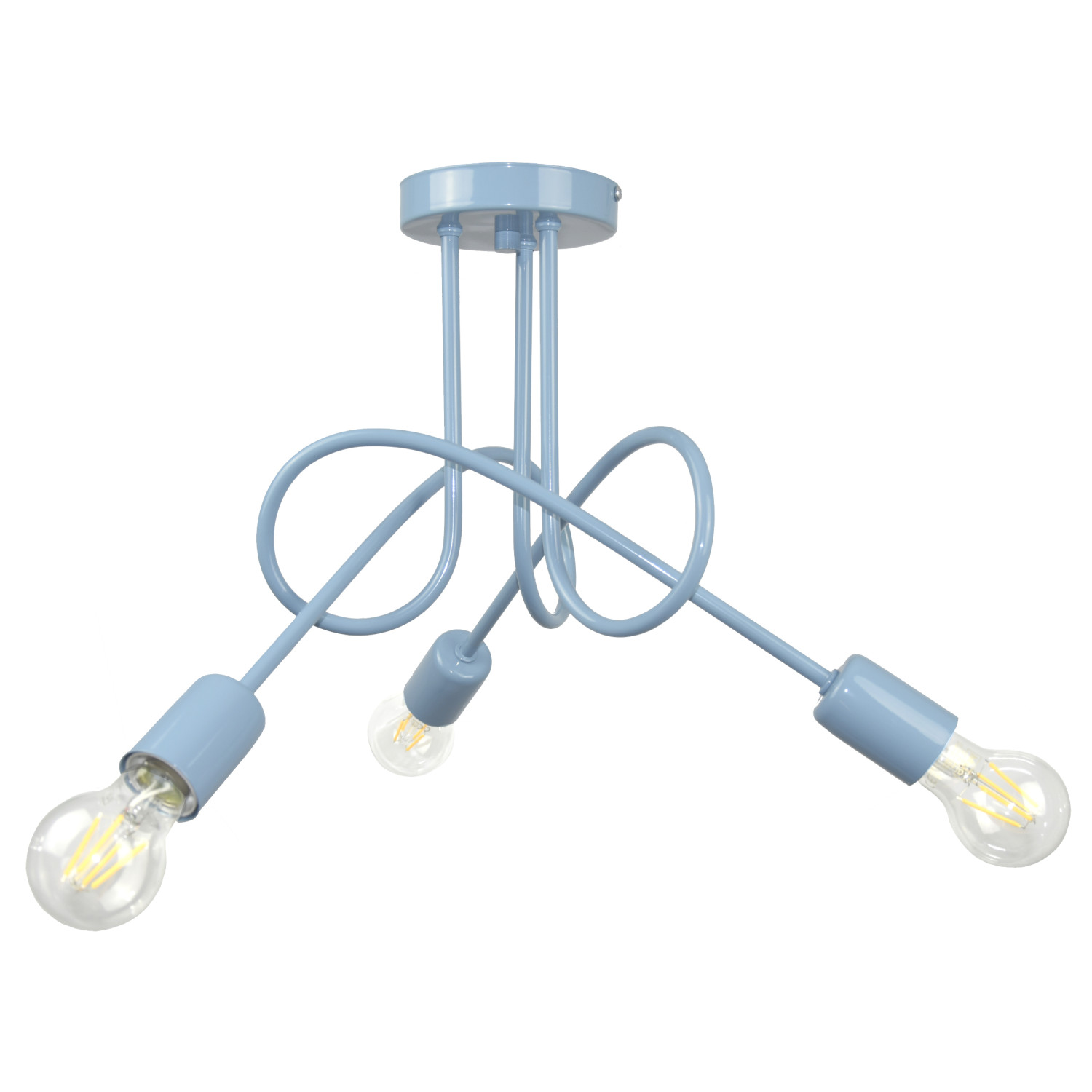 Pendant lamp 1001/3PT MONDO, 3xE27/60W, turquoise pastel