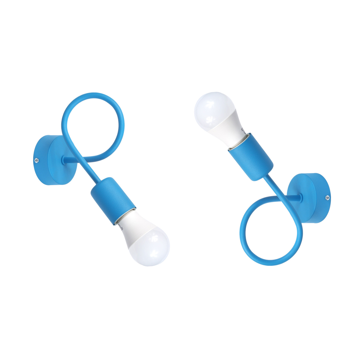 Wall light in turquoise color for children's room collection "MONDO" art. 1001/1 T foto2