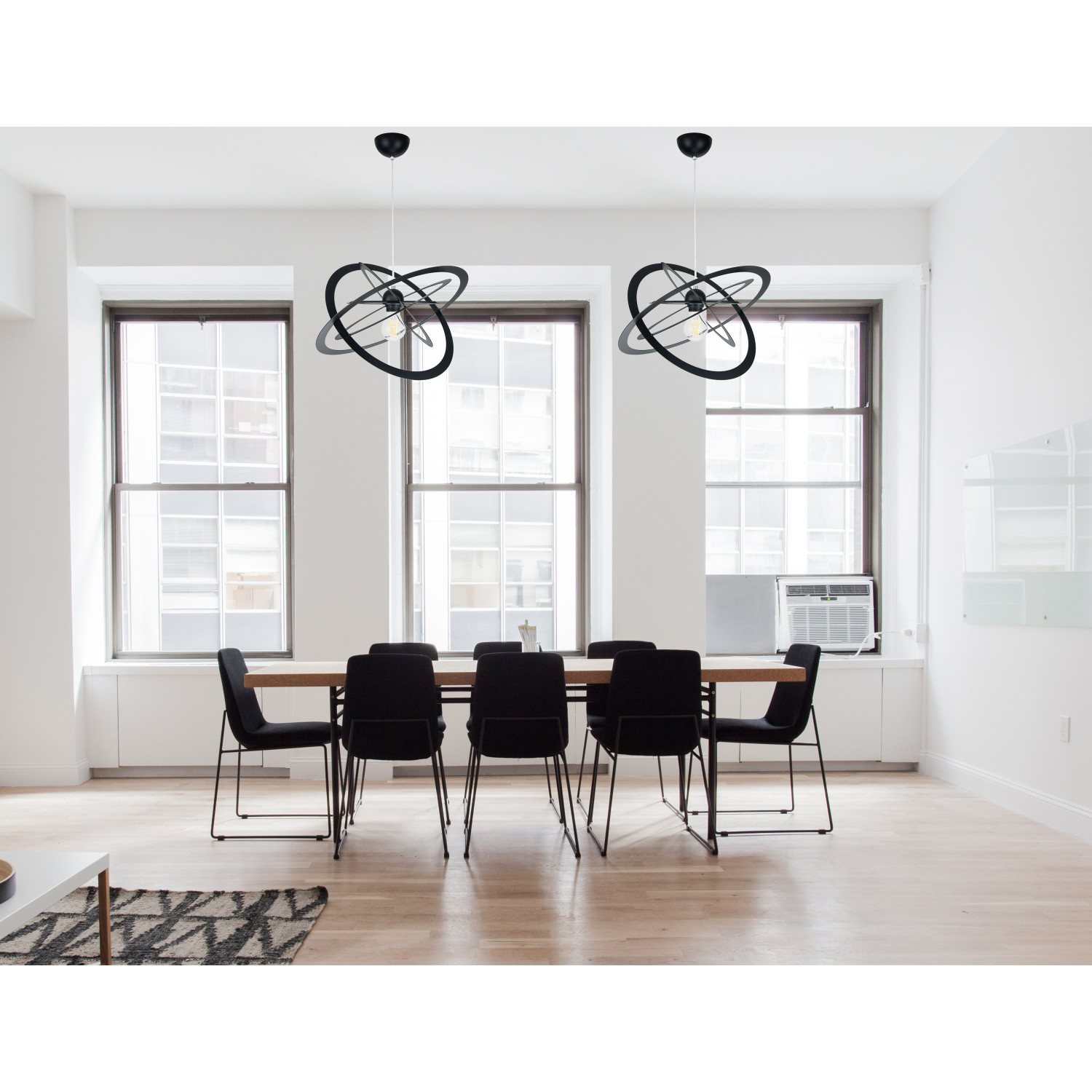 Závěsné svítidlo 2005/1CZS SFERIS, 1xE27/60W, černá struktura foto4