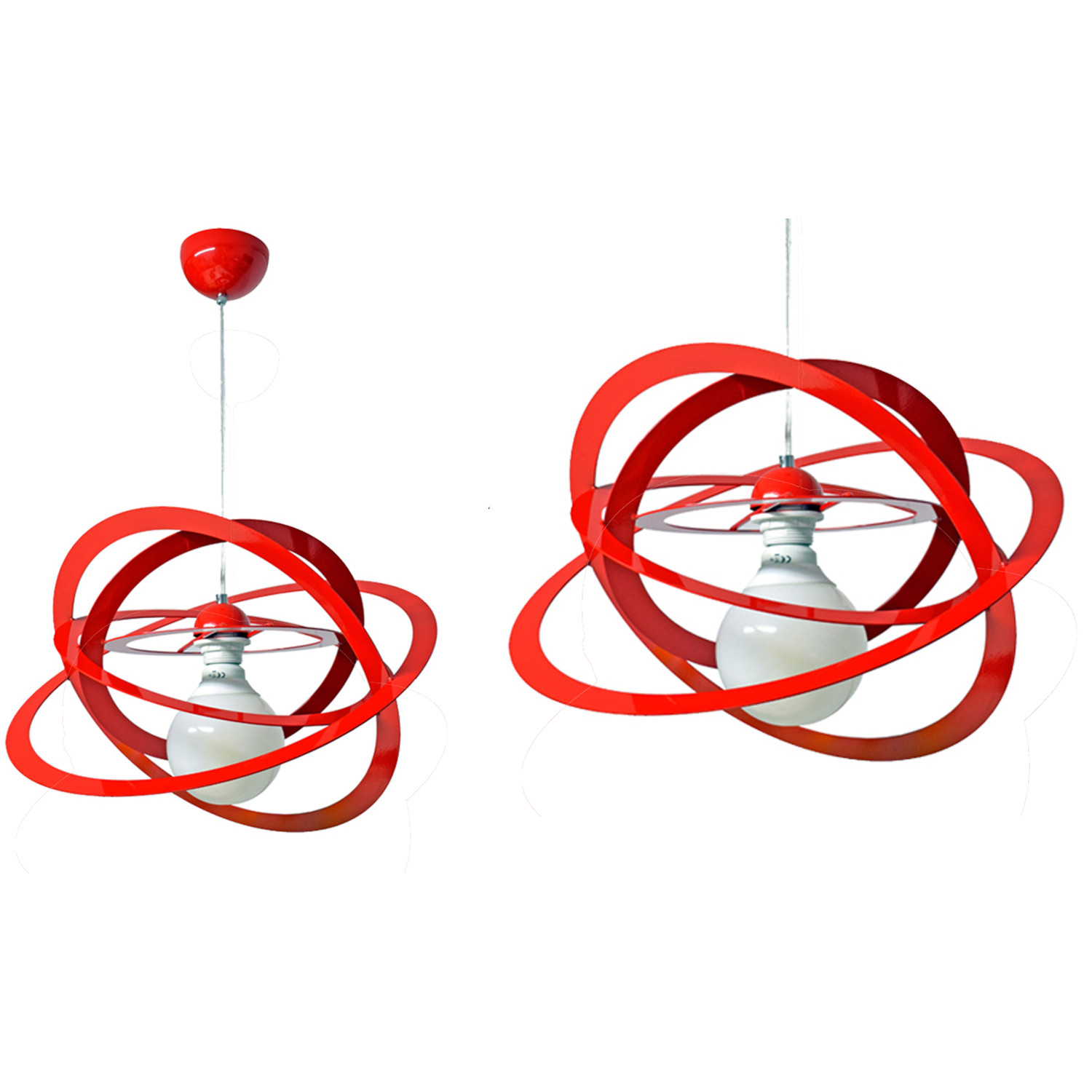 Pendant lamp 2005/1C SFERIS, 1xE27/60W, red