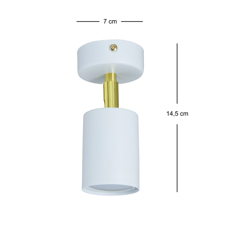 SPOTG/1KB SPOTEYE GOLD, 1xGU10/35W, bilá foto7