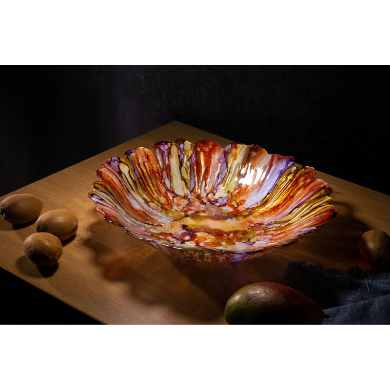 Glass bowl for decorations 400 mm MG 13 foto4