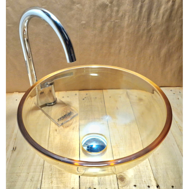 Glass design washbasin U 001 foto2