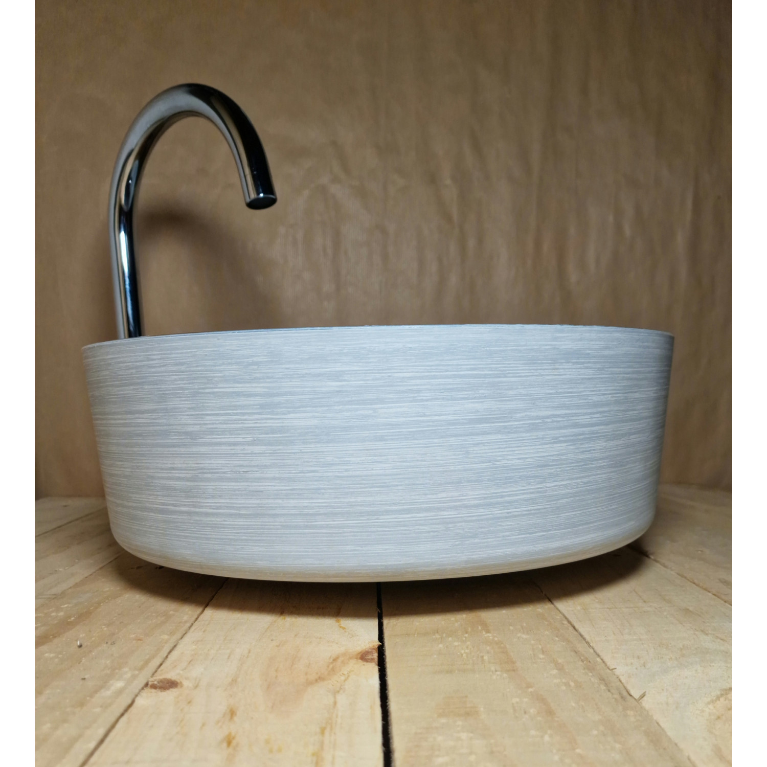 Skleněné designové umyvadlo "Modern Elegance" U 007 foto4