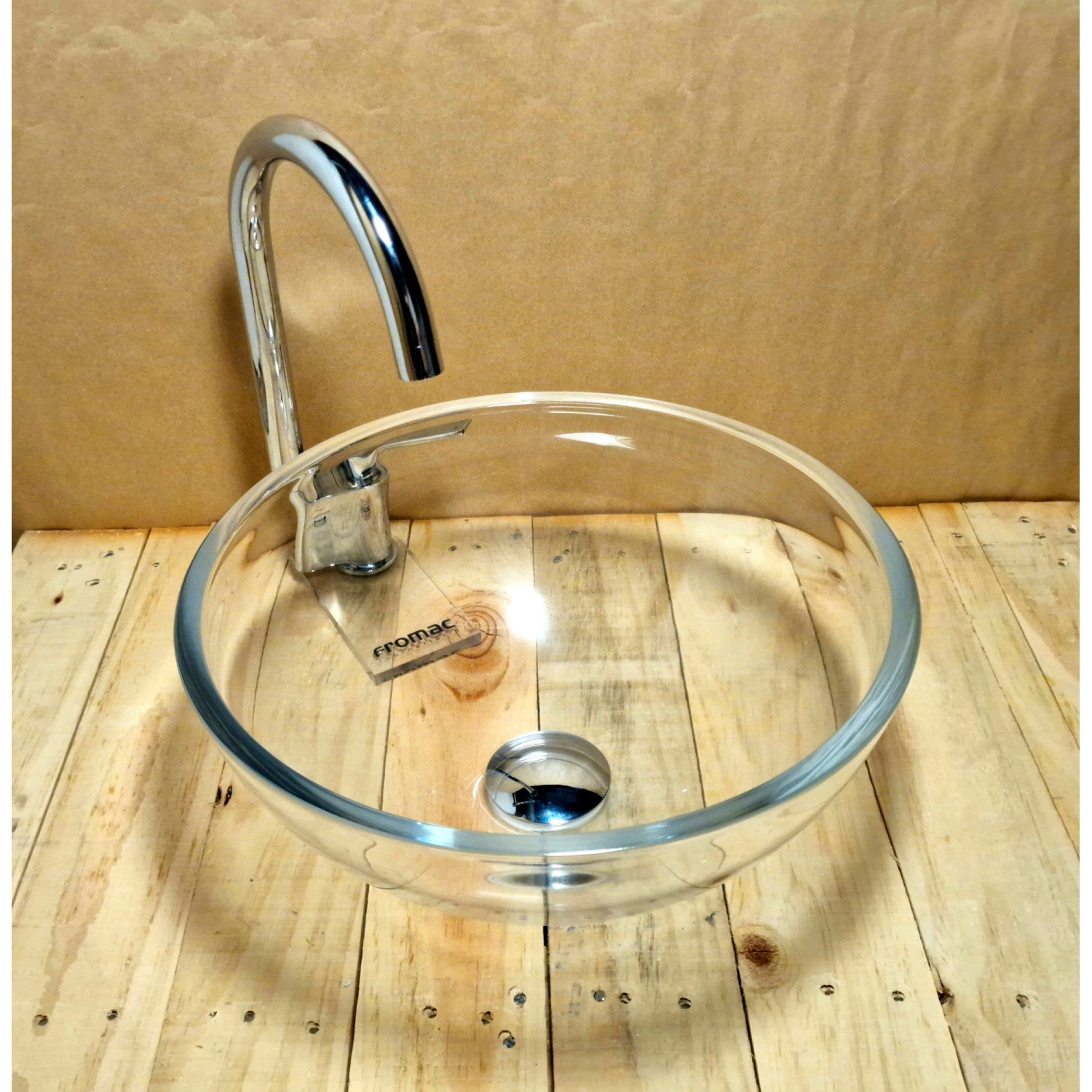 Prémiové skleněné umyvadlo foto2