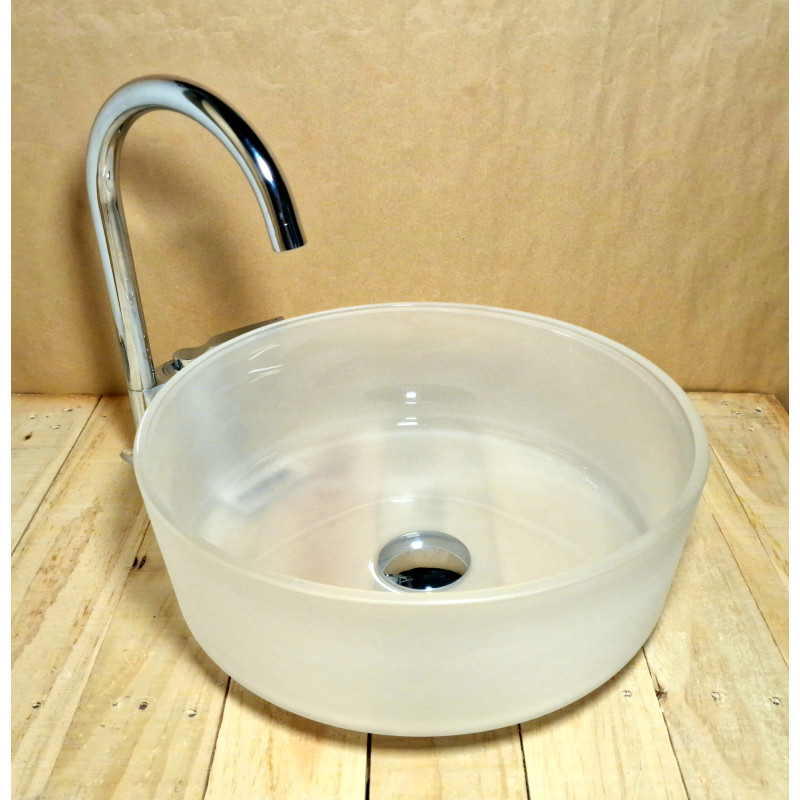 Glass designer wash basin U017