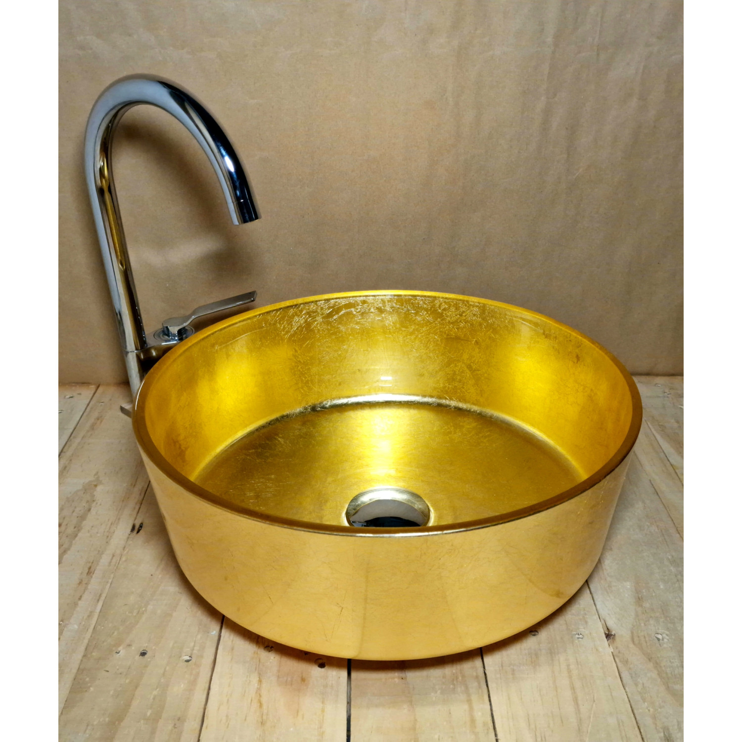 Skleněné designové umyvadlo U018