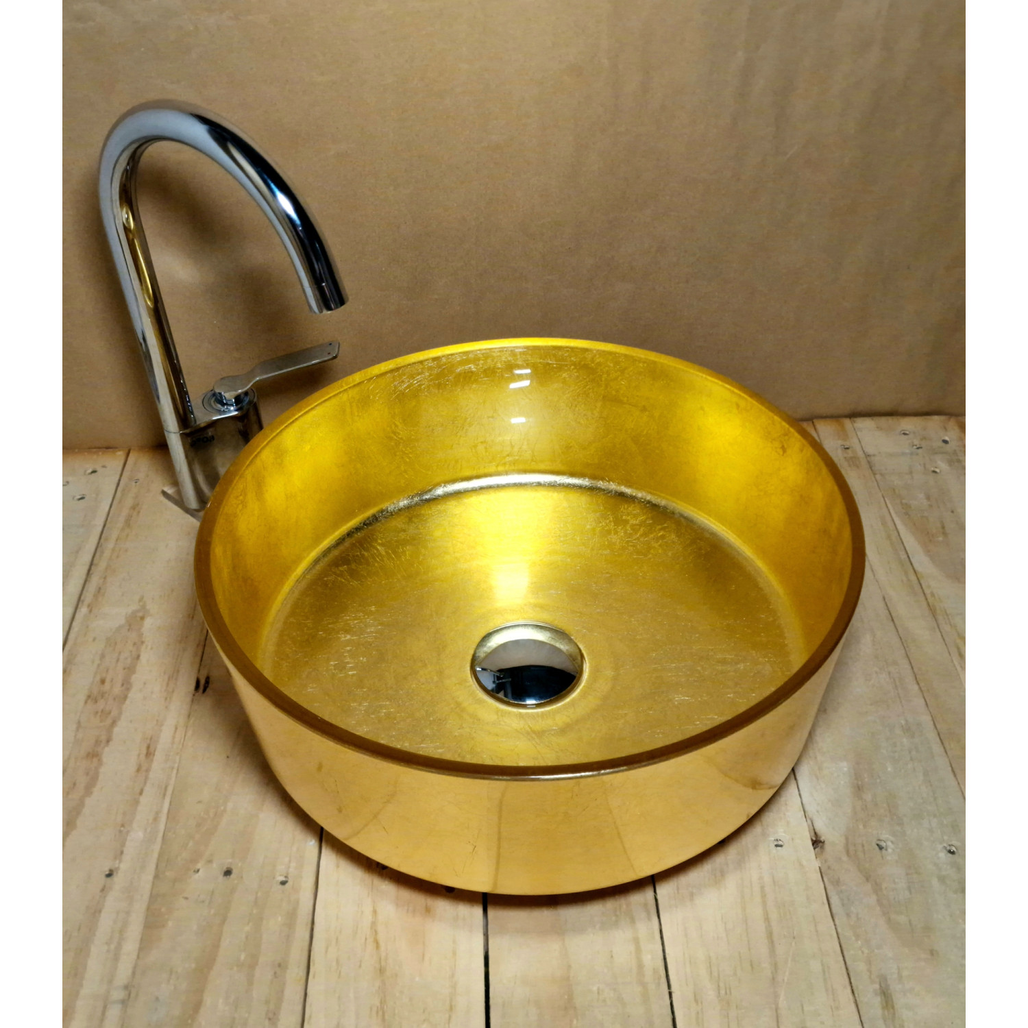 Skleněné designové umyvadlo U018 foto3