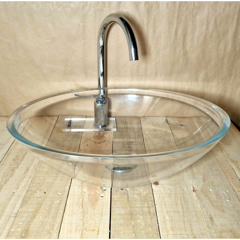 Glass design washbasin U 043 foto2