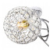 Chrome ceiling lamp in a modern style with glass shades CRYSTAL 2220/5/C foto8
