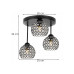 Elegant pendant lamp on a rod with decorative shades CRYSTAL 2220/3/OP foto6