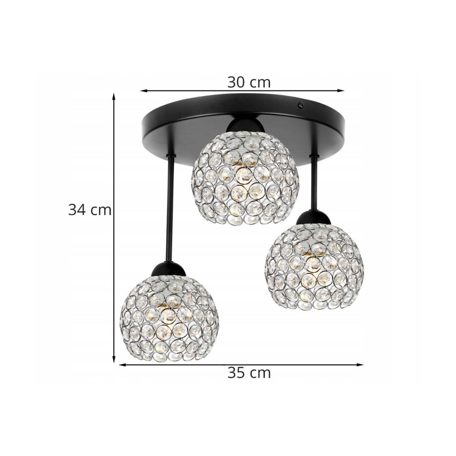 Stropní svítidlo CRYSTAL 2220/3/C foto4