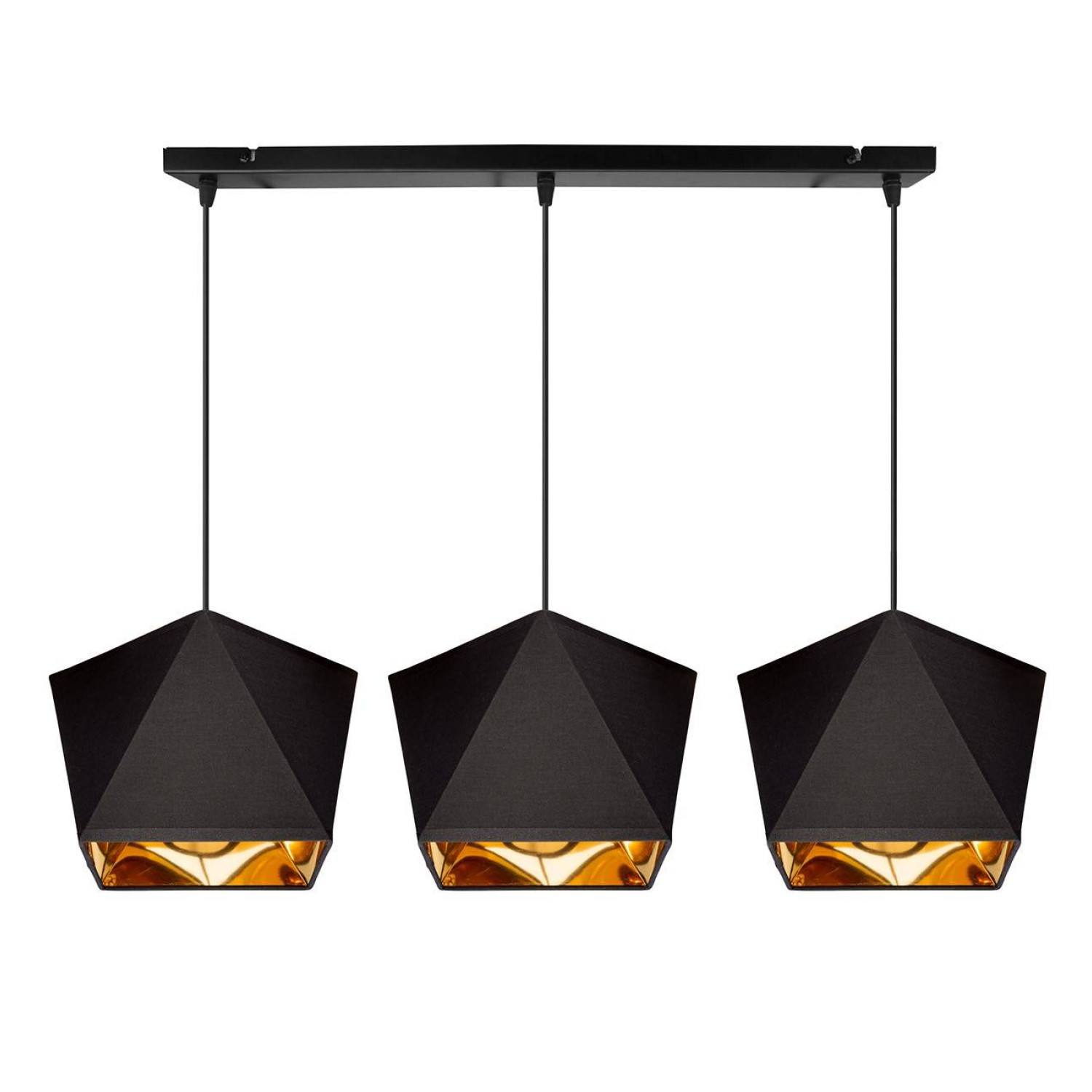 Závěsné svítidlo na lanku LH011 "DIAMOND GOLD"