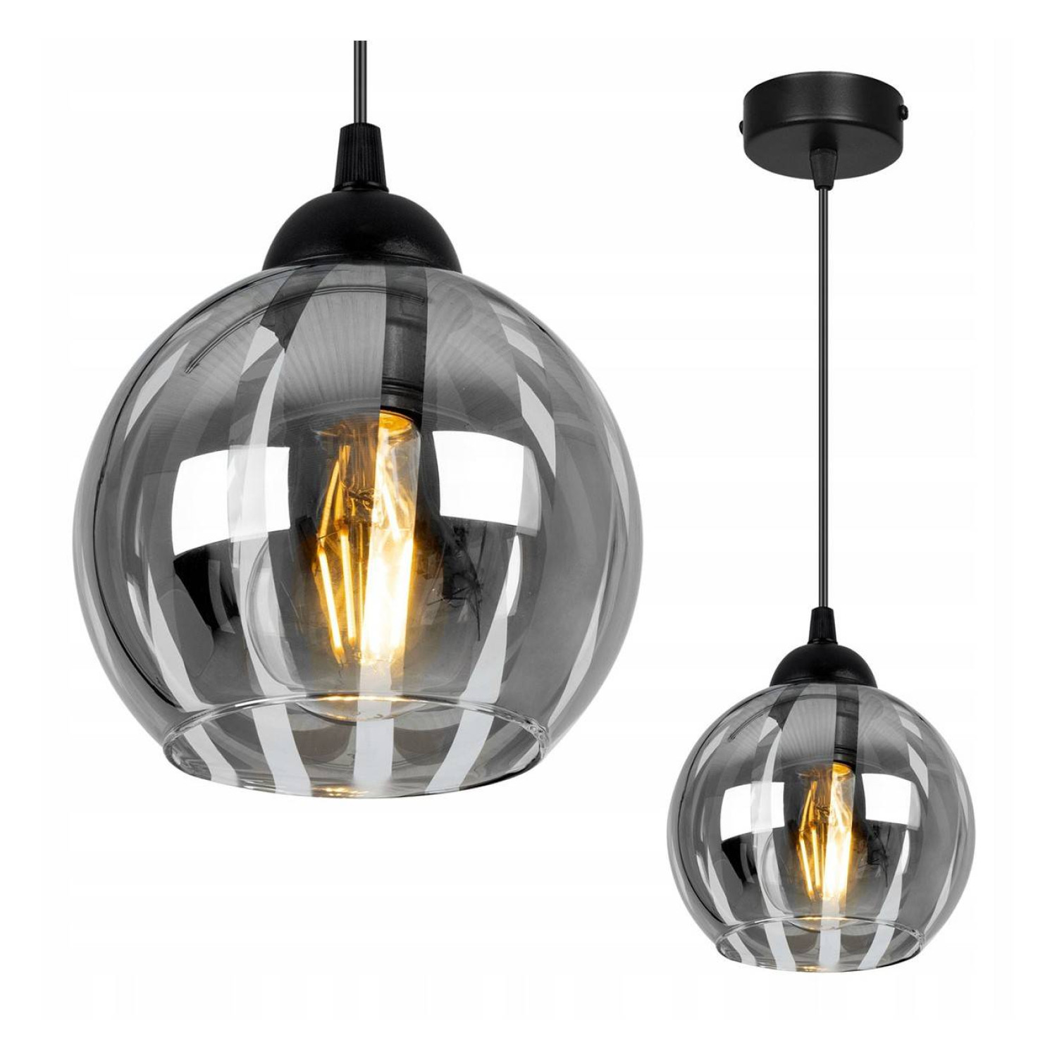 Moderní závěsné svítidlo na lanku ELIZA 1987/1/C