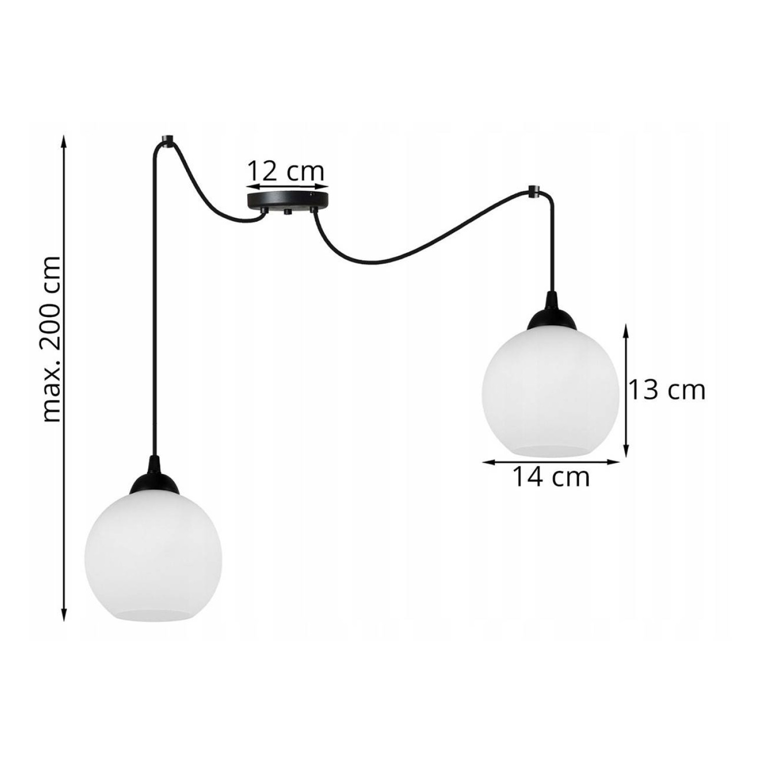 Modern pendant lamp SPIDER ELIZA 1987/2 foto3