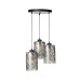 Pendant lamp 60566 "FLORENCE" with three glass shades made of blown glass. foto4