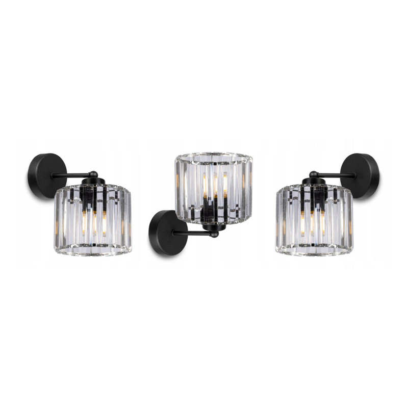 Compact wall lamp with glass shade HOLDI 2202/K foto4