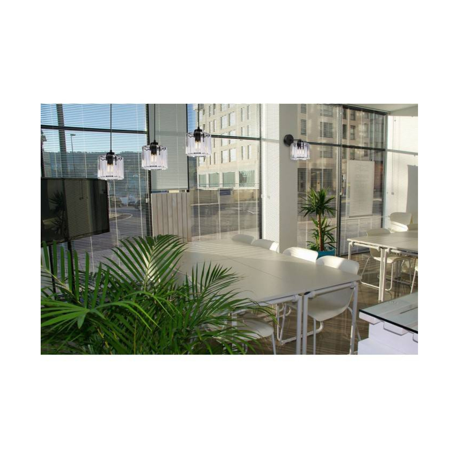 Compact wall lamp with glass shade HOLDI 2202/K foto5